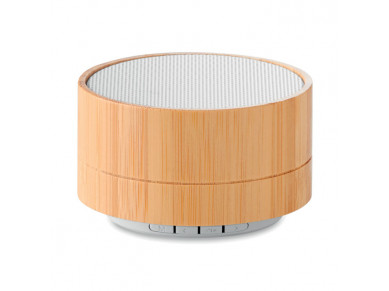 Колонка Bluetooth из бамбука Sound bamboo белый